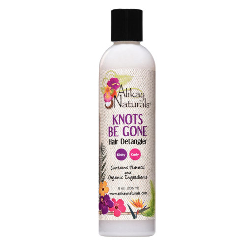 Alikay Naturals Knots Be Gone Hair Detangler Natural Aloe Vera, Hibiscus Flower - 8 oz