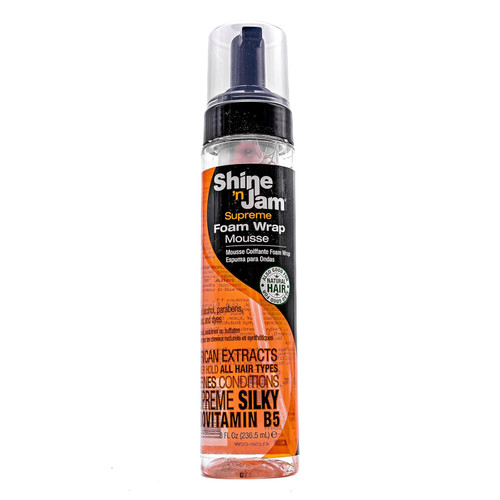 AmPro Shine-n-Jam Supreme Hold Foam Wrap Mousse - 8 oz