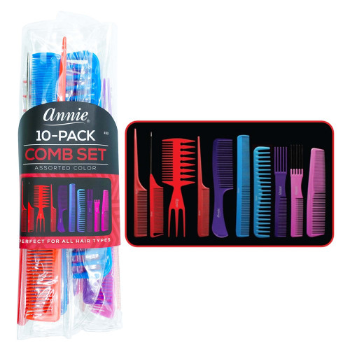 ANNIE Professional Comb Set - 10 Ct