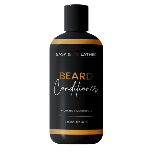 BASK & LATHER Beard Conditioner for Men - 6 fl oz