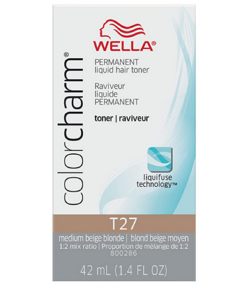 Wella ColorCharm Permanent Liquid Hair Toner T27 - 1.4 fl oz