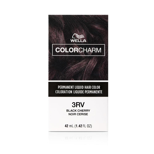 WELLA Color Charm Permanent Liquid Hair Color 3RV Black Cherry - 1.4 fl oz