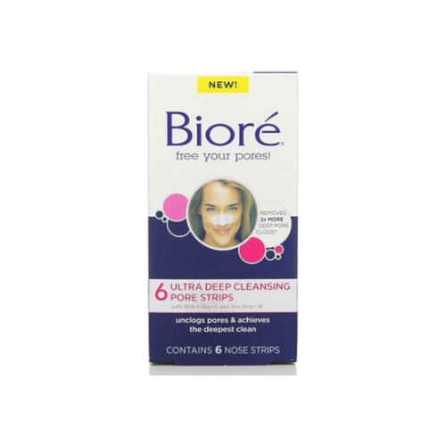 Biore Ultra Deep Cleansing Pore Strips Nose 6 Each