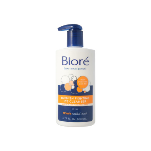 Biore Blemish Fighting Ice Cleanser 6.77 Oz