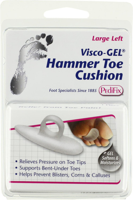 Pedifix Visco-Gel Hammer Toe Cushion, Large Left