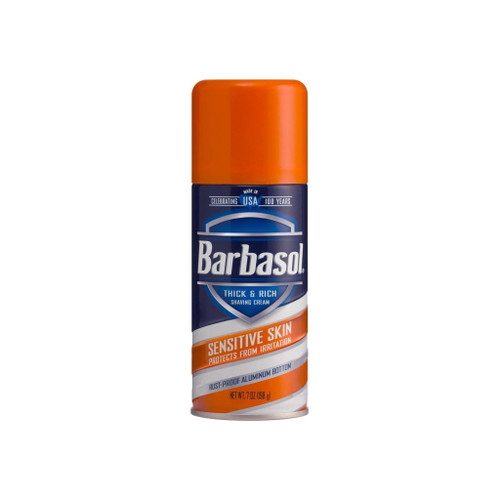 Barbasol Thick & Rich Shaving Cream, Sensitive Skin 10 Oz