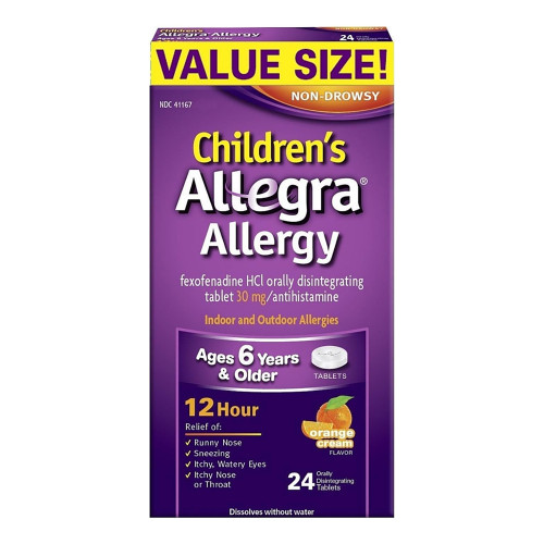 Allegra Children'S Allergy 12 Hour Orally Disintegrating Tablets - 24 Ea Allegra Children'S Allergy 12 Hour Orally Disintegrating Tablets - 24 Ea