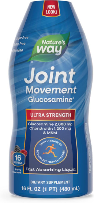 Nature'S Way Joint Movement Glucosamine Fast Absorbing Liquid, 16 Fl Oz