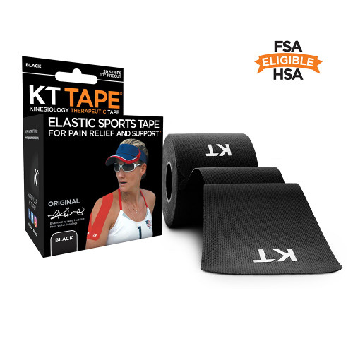 Kt Tape, Original Cotton, Elastic Kinesiology Athletic Tape, 20 Count,