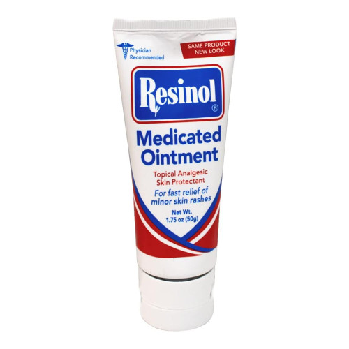 Resinol Medicated Ointment With Zinc Oxide 1.75 Oz Tube