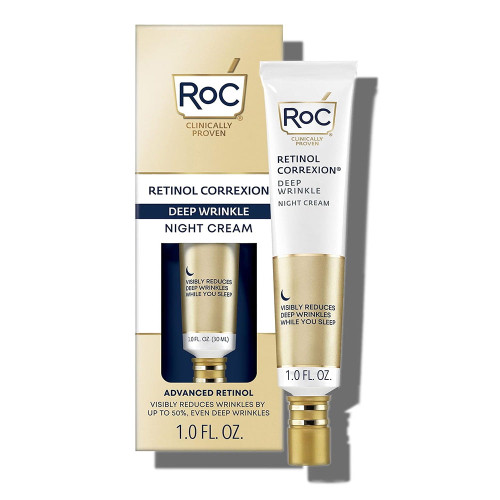 Roc Retinol Correxion Deep Wrinkle Anti-Aging Night Cream, 1 Oz