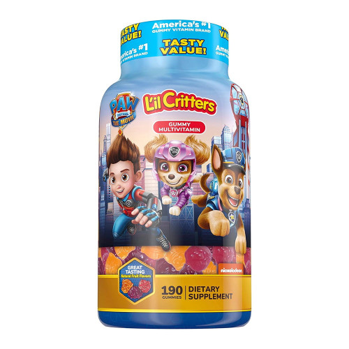 L?ó?é¼?äóIl Critters Paw Patrol Gummy Vites Daily Gummy Multivitamin For Kids, 190 Gummies