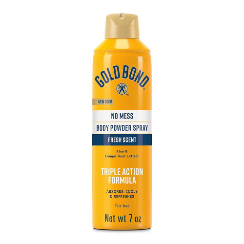 Gold Bond No Mess Talc-Free Body Powder Spray, 7 Oz.