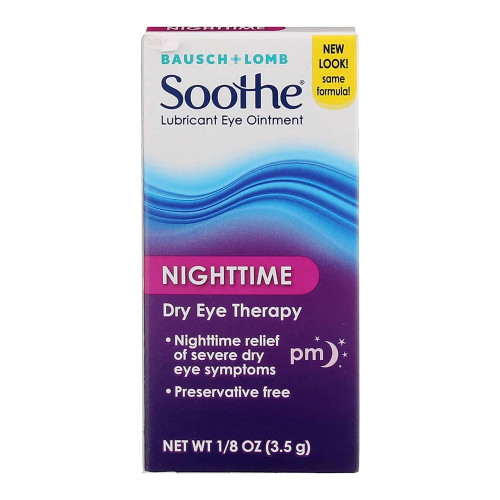 Bausch & Lomb Soothe Lubricant Eye Ointment Night Time 3.50 G