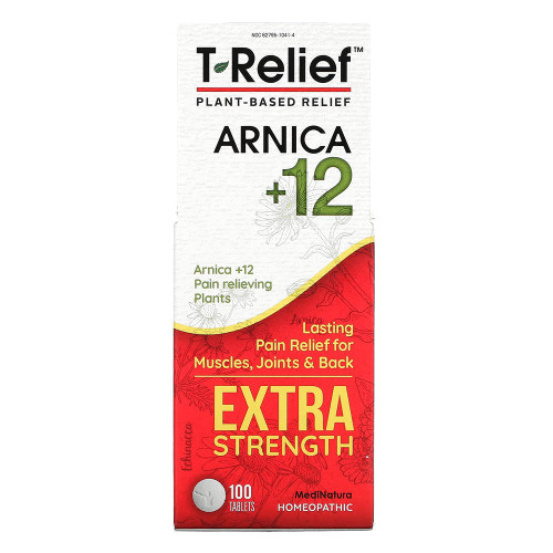 T-Relief, Arnica +12 Pain Relief Extra Strength, 1 Each, 100 Tab