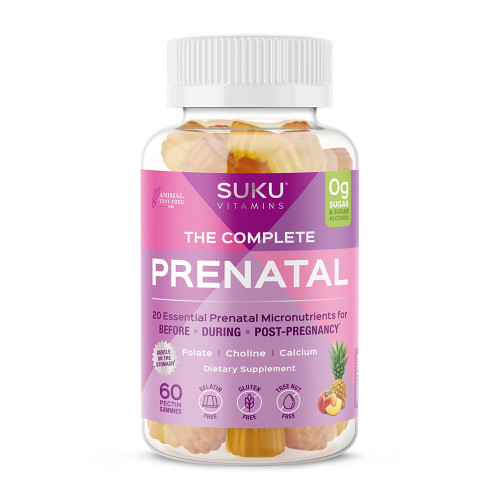 Suku Vitamins, Gummy, Complete Prenatal, 1 Each, 60 Ct