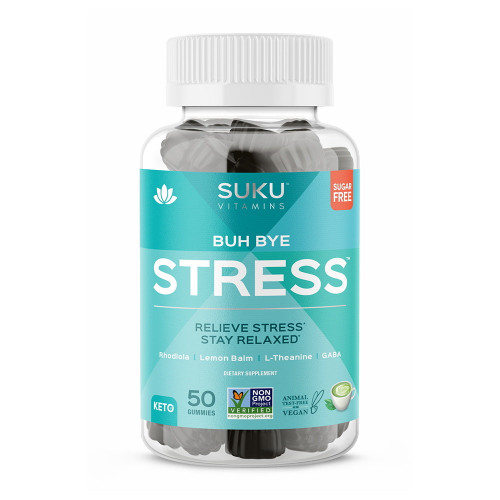 Suku Vitamins, Gummies, Buh Bye Stress, 50 Ct, 1 Each
