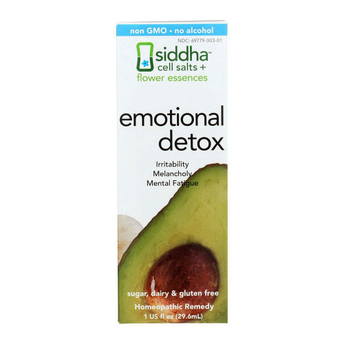 Sidda Flower Essences, Emotional Detox, 1 Each, 1 Oz