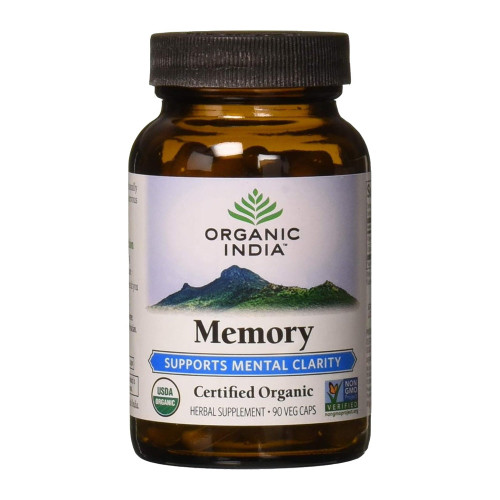Organic India, Memory Supplement Mental Clarity, 1 Each, 90 Vcap