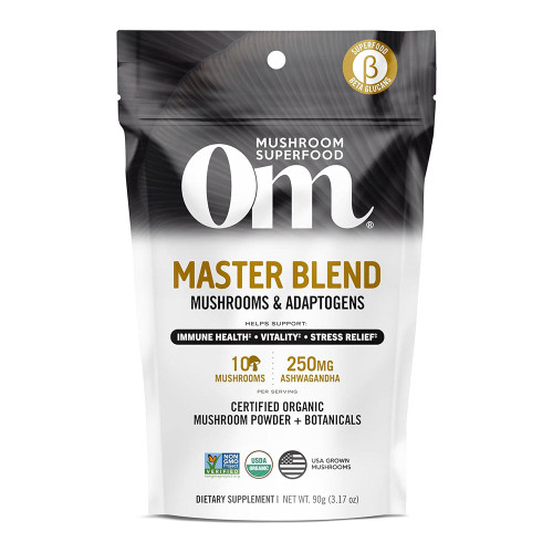 Om Mushrooms, Mushroom Master Blend Mushroom Powder, 1 Each, 3.17 Oz