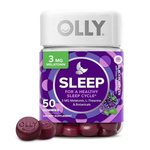 Olly, Sleep Gummies Blackberry Zen, 1 Each, 50 Ct