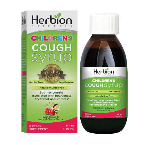 Herbion Naturals, Throat Syrup All Natural Cherry For Children, 1 Each, 5 Fl Oz