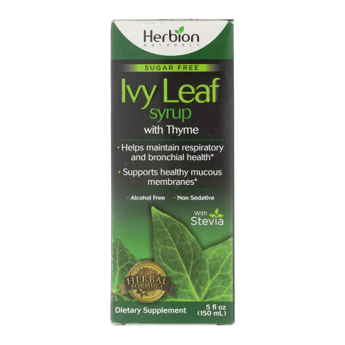 Herbion Naturals, Sugar Free Ivy Leaf Syrup With Thyme Dietary Supplement, 1 Each, 5 Oz