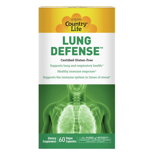 Country Life, Lung Defense, 1 Each, 60 Vcap