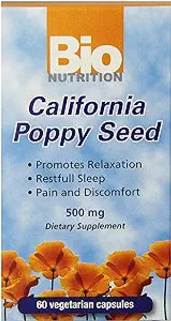 Bio Nutrition, California Poppy Seed, 1 Each, 60 Vcap