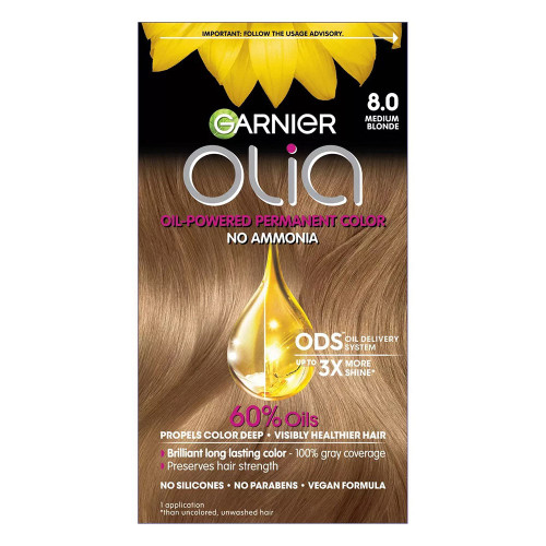 Garnier Olia Ammonia Free Hair Color Medium Blonde 1 Each