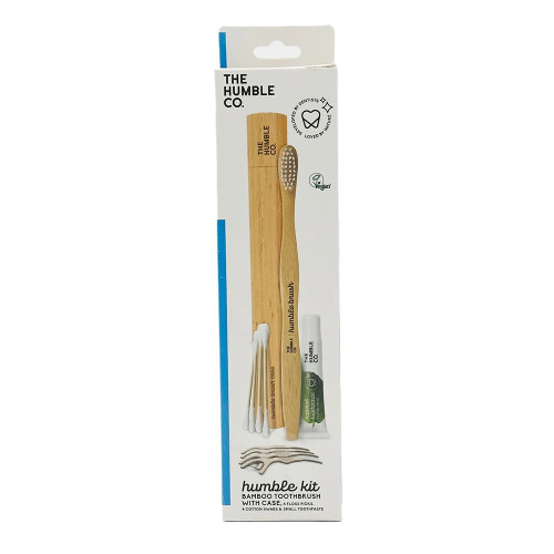 The Humble, Bamboo Toothbrush With Case Kit, 1 Kit, 1 Each, 11 Ct