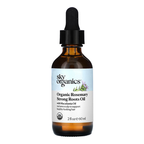 Sky Organics, Organic Rosemary Strong Roots Oil With Macadamia Oil, 2 Fl Oz (60 Ml)