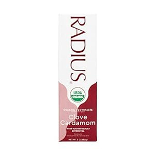 Radius, Organic Toothpaste Clove Cardamom, 1 Each, 3 Oz