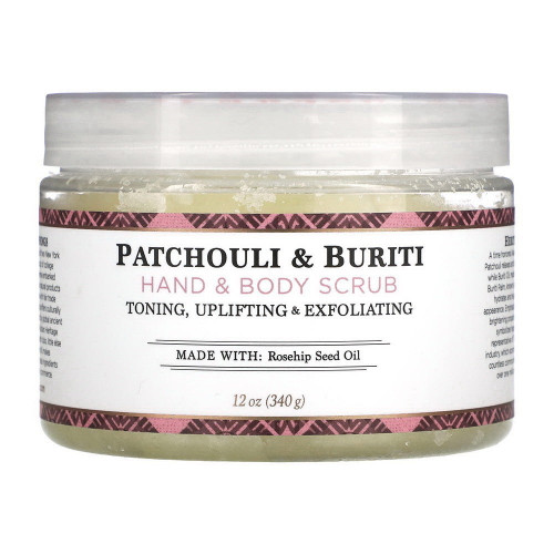 Nubian Heritage, Hand And Body Scrub Patchouli & Buriti Small Tub, 1 Each, 12 Oz Nubian Heritage, Hand And Body Scrub Patchouli & Buriti Small Tub, 1 Each, 12 Oz