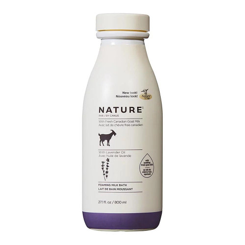 Nature By Canus Lavender Oil Foaming Milk Bath With Fresh Goat Milk - 27.1 Oz