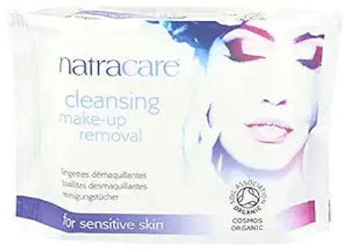 Natracare, Cleansing Make Up Removal Wipes For Sensitive Skin, 1 Each, 20 Ct