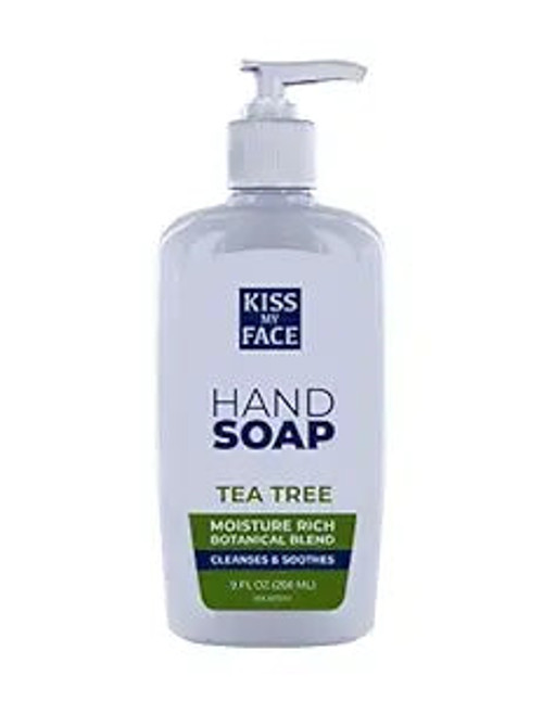 Kiss My Face, Tea Tree Moisture Hand Soap, 1 Each, 9 Fl Oz