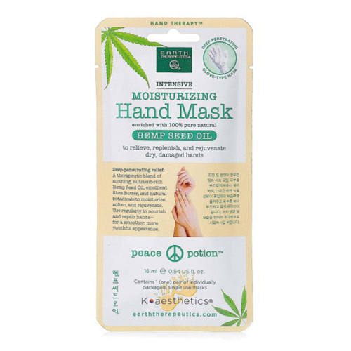 Earth Therapeutics Moisturizing Hand Mask With Hemp Seed Oil (1 Pair)