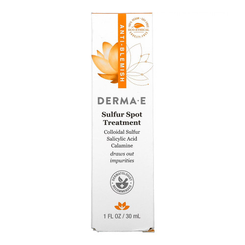 Derma E, Sulfur Spot Treatment, 1 Each, 1 Fl Oz