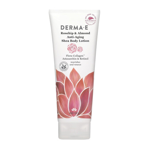 Derma E, Rosehip & Almond Shea Body Lotion, 1 Each, 8 Oz