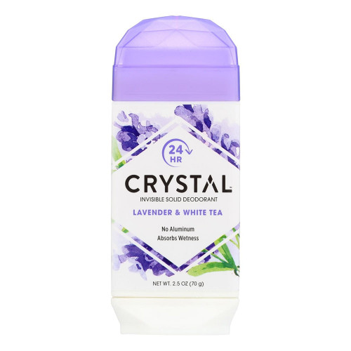 Crystal, Deodorant, Invisible Solid, Lavender And White Tea, 1 Each, 2.5 Oz