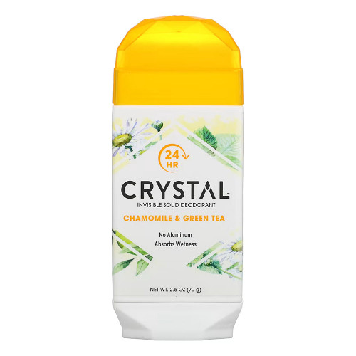 Crystal, Invisible Solid Deodorant Chamomile And Green Tea, 1 Each, 2.5 Oz.