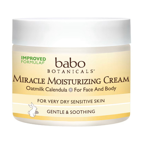 Babo Botanicals, Miracle Moisturizing Cream Oatmilk Calendula, 1 Each, 2 Oz