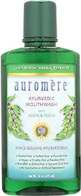 Auromere, Mouthwash Ayurvedic Mouthwash, 1 Each, 16 Oz