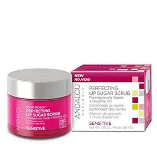 Andalou Naturals, 1000 Roses Lip Sugar Scrub, 1 Each, 0.5 Oz