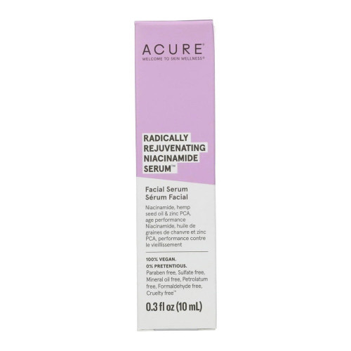 Acure, Radically Rejuvenating Niacinamide Serum, 1 Each, 0.3 Oz