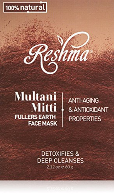 Reshma Beauty Fuller'S Earth Face Mask, Multani Mitti 2.12Oz