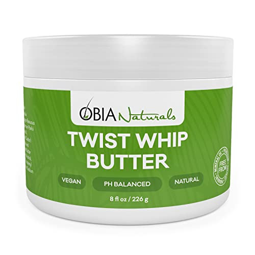 Obia Naturals - Twist Whip Butter Hair Moisturizer, Leave-In Conditioning Styler, 8Oz