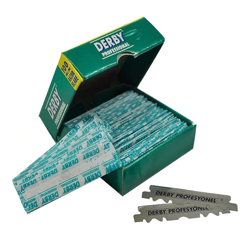 Derby Professional Single Edge Razor Blades, 100 Count