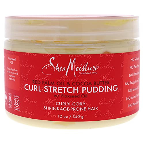 Sheamoisture Curl Stretch Pudding For Curls Red Palm Oil And Cocoa Butter With Shea Butter 11.5 Oz